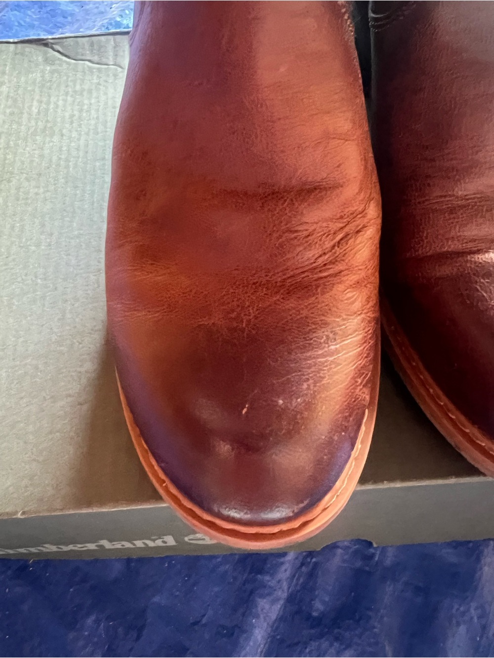 Timberland Women's Brown Leather Heeled Boots - Picture 3 of 3